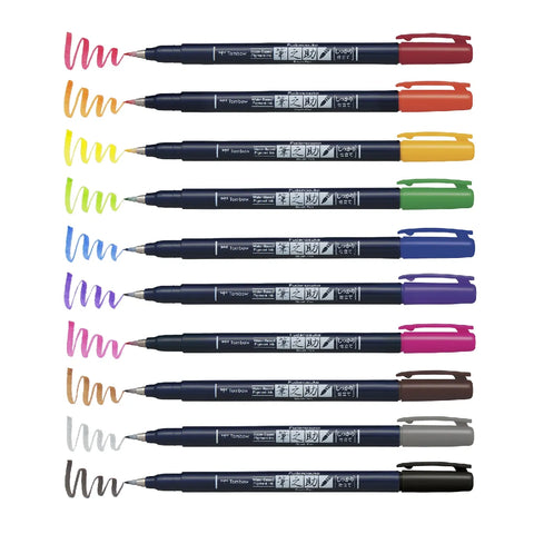 Tombow Fudenosuke Pens