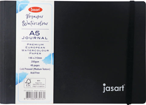 Jasart Voyager Watercolour Journal - A5