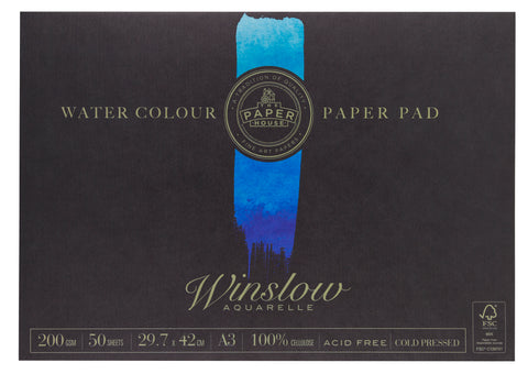 The Paper House Winslow Watercolour A3 Pad (200gsm)