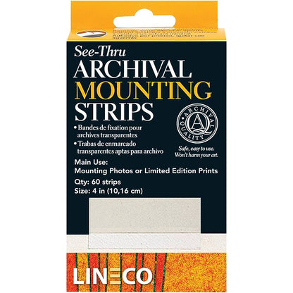 Lineco See-Thru Mounting Strips
