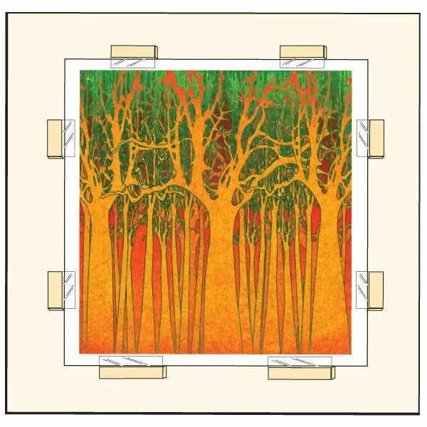 Lineco See-Thru Mounting Strips