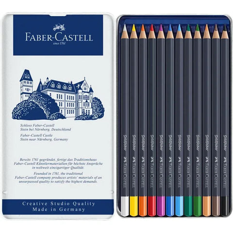 Faber-Castell Goldfaber Colour Pencil Asstd Tin Sets