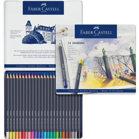 Faber-Castell Goldfaber Colour Pencil Asstd Tin Sets