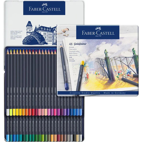 Faber-Castell Goldfaber Colour Pencil Asstd Tin Sets