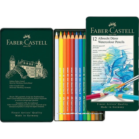 Faber-Castell Albrecht Dürer Watercolour Pencil Asstd Tin Sets