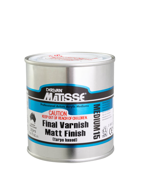 Derivan Matisse MM15 Final Varnish Matt Finish 250ml
