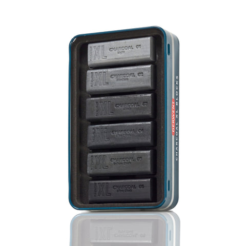 Derwent Charcoal XL Block Set x6