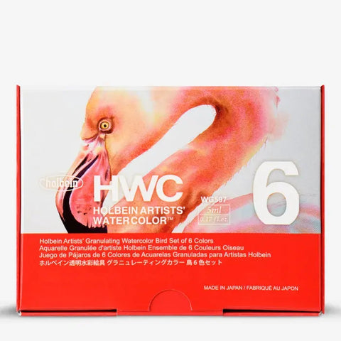 Holbein Granulating Watercolour Set (6 x 5ml)