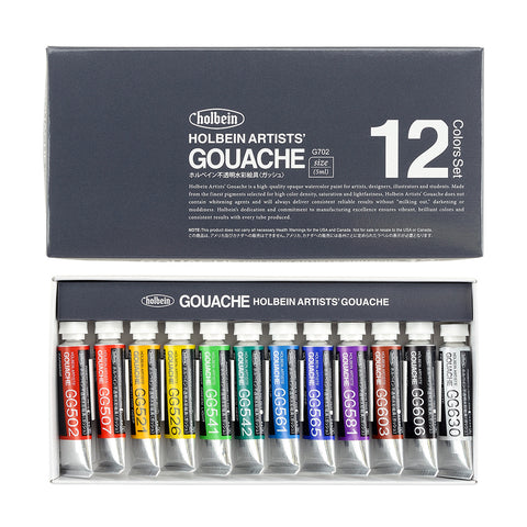 Holbein Designer Gouache Set (12 x 5ml)