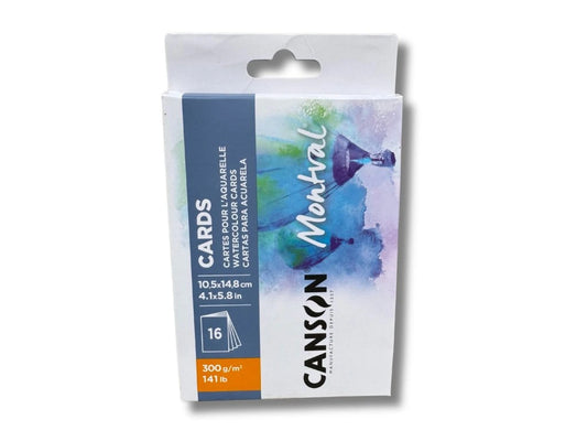 Canson Montval 300 Postcard Pack Pressed A6 16sh