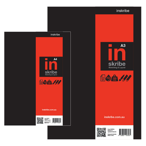 Inskribe Hardbound 150gm Orange Portrait