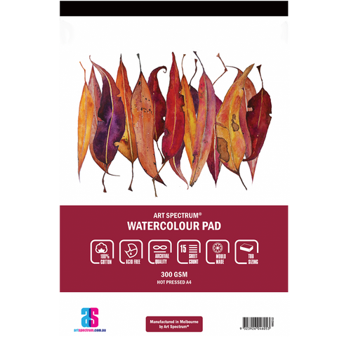 AS 100% Cotton Watercolour Pads - 300gsm