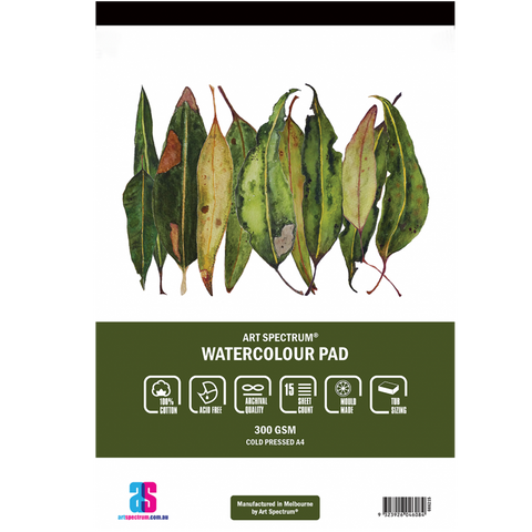 AS 100% Cotton Watercolour Pads - 300gsm