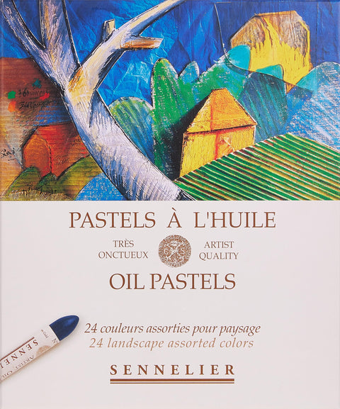 Sennelier Oil Pastel Set of 24 - Landscape