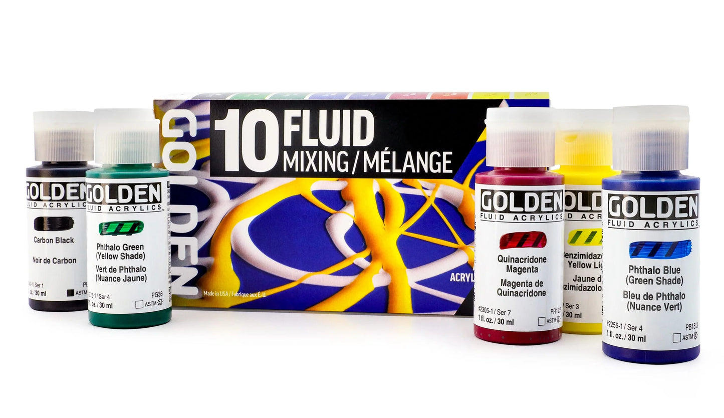 Golden Fluid Mixing Set