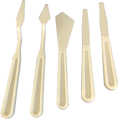 Plastic Palette Knife Set of 5
