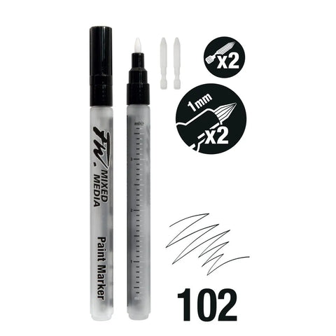 FW Mixed Media Paint Markers (set of 2)