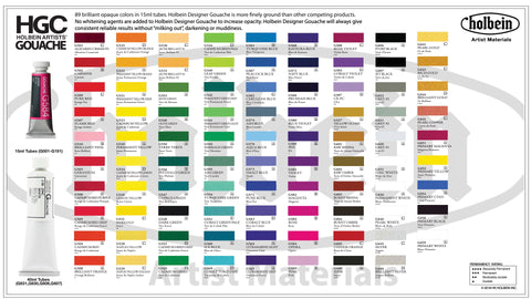 Holbein Designer  Gouache Primary Set (5x15ml)
