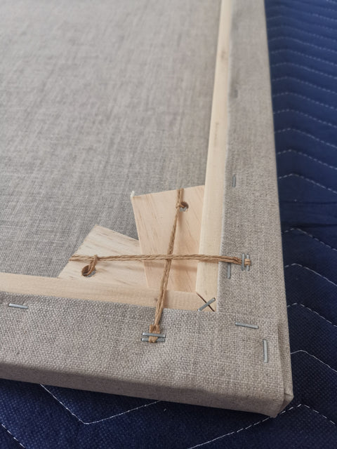 Cutter's Linen 15oz Clear Primed - Stretched Panel