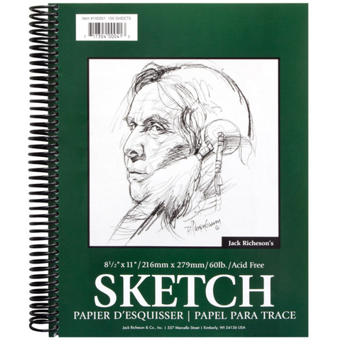 Richeson Sketch Spiral Book 130gsm (100sh)