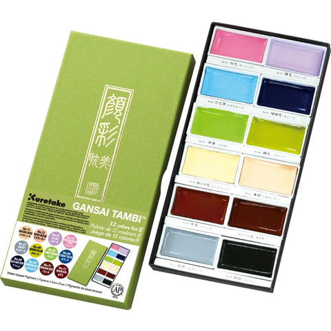 Kuretake Gansai Tambi Watercolor Set
