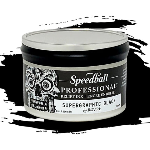 Speedball Supergraphic Black Pro Relief Ink