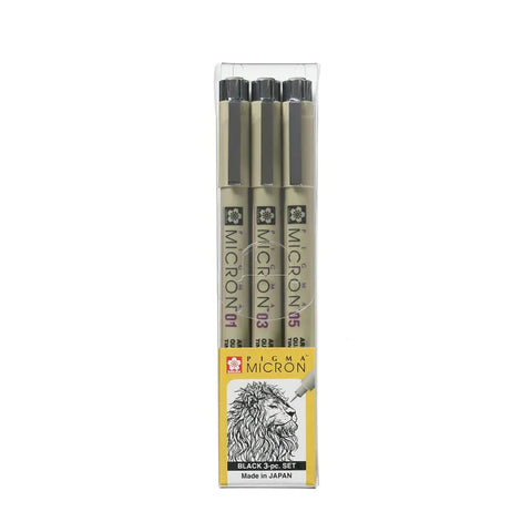 Sakura Pigma Micron 3pc Set