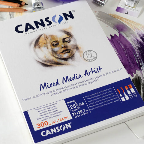 Canson Mixed Media Artist Pad 300gsm (25sht)