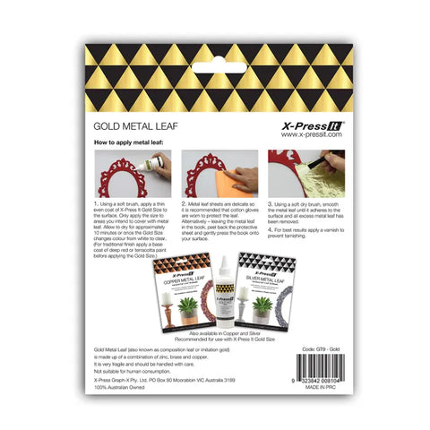 X-Press It Gold Metal Leaf (imit)