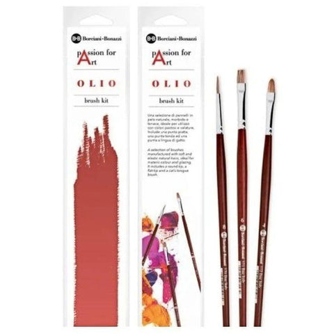 Borciani e Bonazzi Brush Kit for Oil Painting