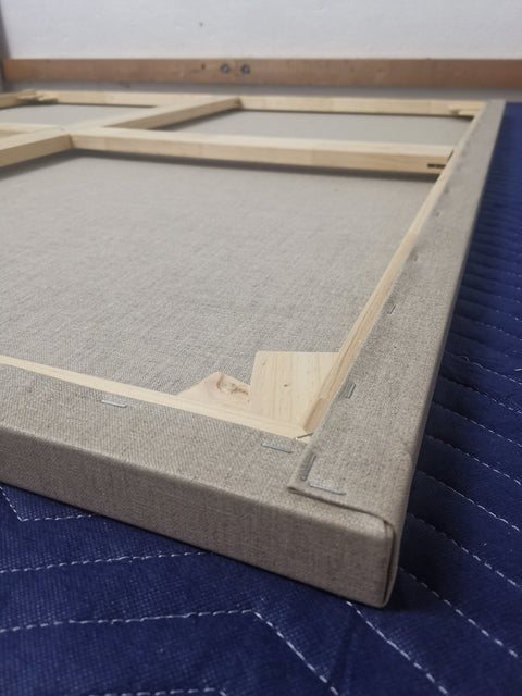 Cutter's Linen 15oz Clear Primed - Stretched Panel