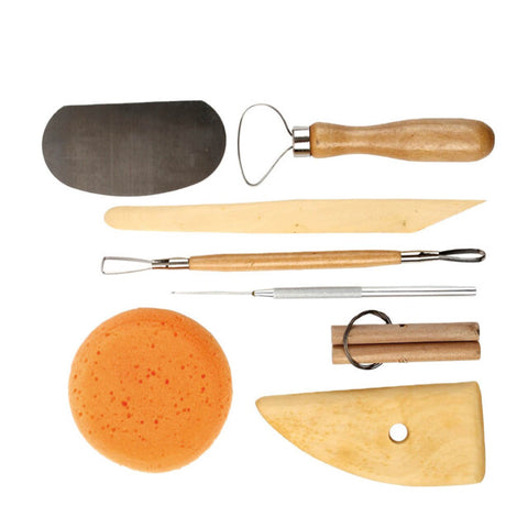 Sinoart Pottery Tool Set Of 8 Pieces